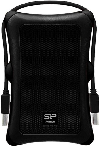 Dysk zewnętrzny Silicon Power Armor A30 2TB 2.5" USB 3.2 5400 obr/min Black (SP020TBPHDA30S3A) - 823764