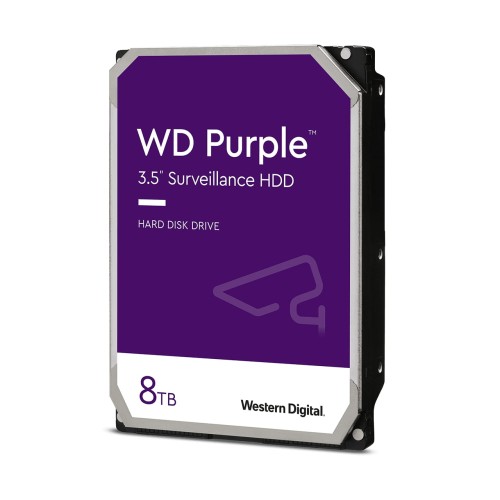 Dysk HDD WD Purple WD84PURZ (8 TB ; 3.5"; 128 MB; 5640 obr/min) - 905526