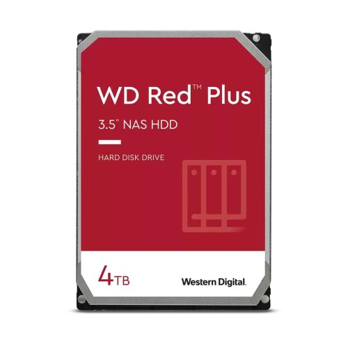 Dysk HDD WD Red Plus WD40EFPX (4 TB ; 3.5"; 256 MB) - 1186197