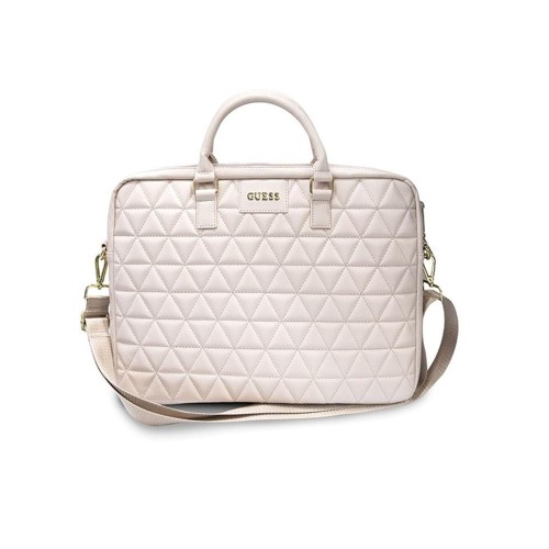Guess torba do laptopa GUCB15QLPK 15" różowa Quilted - 1253275