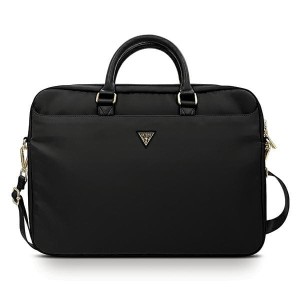 Guess torba do laptopa GUCB15NTMLBK 16" czarna Nylon Triangle Logo