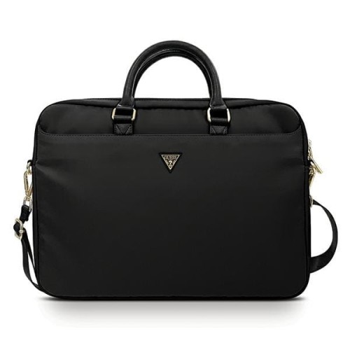 Guess torba do laptopa GUCB15NTMLBK 16" czarna Nylon Triangle Logo - 1270385