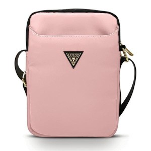 Guess Torba GUTB10NTMLLP 10" różowa Nylon Triangle Logo