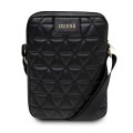 Guess Torba GUTB10QLBK 10" czarna Quilted Tablet Bag - 1270387