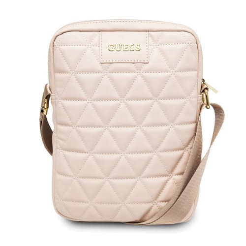 Guess Torba GUTB10QLPK 10" różowa Quilted Tablet Bag - 1250565