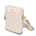 Guess Torba GUTB10QLPK 10" różowa Quilted Tablet Bag - 1250566