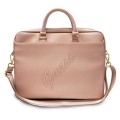Guess torba do laptopa GUCB15PUSASPI 15" różowa Saffiano Script - 1287525