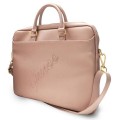 Guess torba do laptopa GUCB15PUSASPI 15" różowa Saffiano Script - 1287526