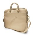 Guess torba do laptopa GUCB15PUSASLG 15" złota Saffiano Script - 1268756