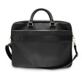Guess torba do laptopa GUCB15PUSASBK 15" czarna Saffiano Script - 1245385