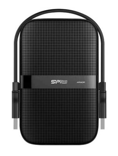 Dysk zewnętrzny Silicon Power Armor A60 2TB 2.5" USB 3.2  5400 obr/min Black - 1018148
