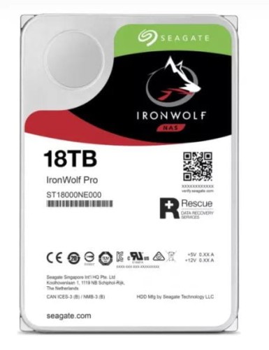 Dysk SEAGATE IronWolf™ PRO 18TB ST18000NE000 7200 256MB SATA III NAS - 970856