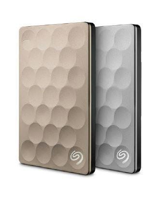 Dysk zewnętrzny SEAGATE BACKUP PLUS Ultra Slim STEH1000201 1TB USB3.0 Gold - 970866