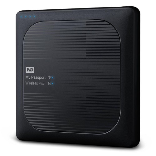 Dysk WD My Passport Wireless Pro 3TB WiFi AC, SD, USB 3.0, Black - 971130