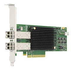 Broadcom (Emulex) Fibre Channel HBA 2 Port 32GFC Short Wave Optical LC SFP+ PCIe Gen3 x8 Gen 6 - 1217837