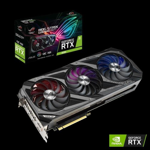 Karta VGA Asus GeForce RTX 3090 ROG-STRIX-RTX3090-O24G-GAMING 24GB GDDR6X 384bit 2xHDMI+3xDP PCIe4.0 - 665960