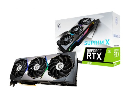 Karta VGA MSI GeForce RTX 3080 SUPRIM X 10G LHR 10GB GDDR6X 320bit HDMI+3xDP PCIe4.0 - 957287