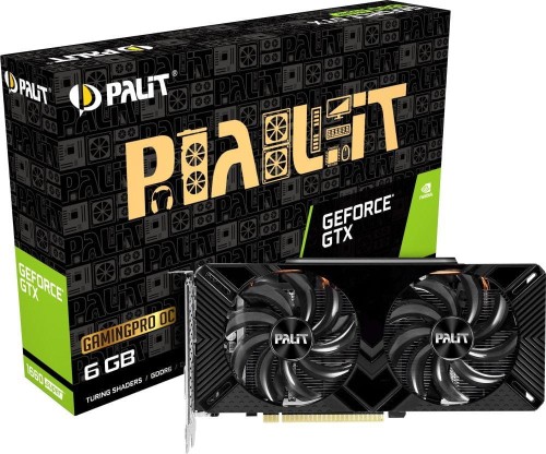 Karta VGA Palit GTX 1660 Super GamingPro OC 6GB GDDR6 192bit DVI+HDMI+DP PCIe3.0 - 971551