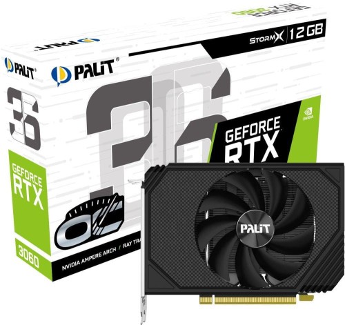 Karta VGA Palit GeForce RTX 3060 StormX OC 12GB GDDR6 192bit HDMI 3xDP PCIe4.0 - 971557