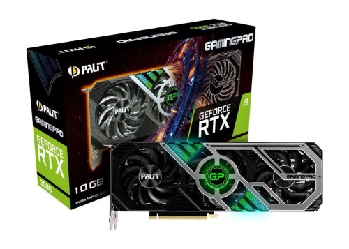 Karta VGA Palit GeForce RTX 3080 GamingPro 10G 10GB GDDR6X 320bit HDMI+3xDP PCIe4.0 - 665982