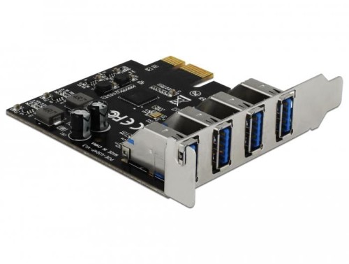 DELOCK KARTA PCI-E -> USB 3.0 4-PORT 90304 - 748849