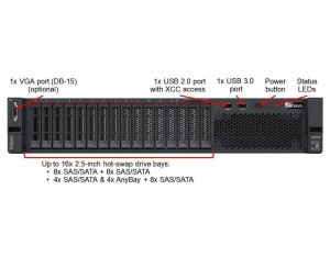 Serwer Lenovo ThinkSystem SR590 Silver 4110/16GB/3x 600GB/RAID 930-8i/ 3Y NBD