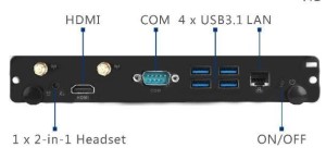 Komputer OPS do monitorów Promethean OPS-i3-8100T i3-8100T/4GB/SSD120GB/UHD630/10PR