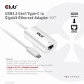 Karta sieciowa Club3D CAC-1519 (USB3.2 Gen1 Type-C to Gigabit Ethernet Adapter) - 1048297