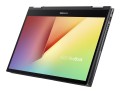 ASUS Vivobook Flip 14 TP470EA-EC324W i3-1115G4 14.0" FHD 250nits Glossy LED Backlit IPS Touch 8GB DDR4 SSD512 Intel UHD Graphics WLAN+BT Cam FingerPrint 42WHrs Win11 Indie Black - 1218594