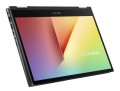 ASUS Vivobook Flip 14 TP470EA-EC324W i3-1115G4 14.0" FHD 250nits Glossy LED Backlit IPS Touch 8GB DDR4 SSD512 Intel UHD Graphics WLAN+BT Cam FingerPrint 42WHrs Win11 Indie Black - 1218583