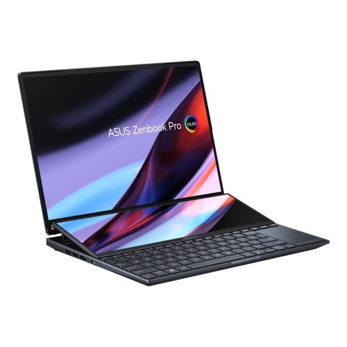 ASUS Zenbook Pro 14 Duo OLED UX8402ZE-M3141X i9-12900H 14.5" 2.8K Touch OLED 120Hz 550nits 32GB LPDDR5 SSD1TB GeForce RTX 3050 Ti_4 WLAN+BT Cam 76WHrs Tech Black W11Pro - 1297577