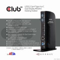 Stacja dokująca Club3D CSV-1460 (SenseVision Dual Display 4K USB 3.0) - 1055677