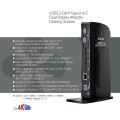 Stacja dokująca Club3D CSV-1460 (SenseVision Dual Display 4K USB 3.0) - 1055672