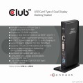 Stacja dokująca Club3D CSV-3242HD (SenseVision Dual Display USB 3.0) - 1055602