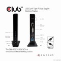Stacja dokująca Club3D CSV-3242HD (SenseVision Dual Display USB 3.0) - 1055592