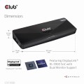 Stacja dokująca Club3D CSV-3103D (SenseVision 4K Docking Station USB 3.0) - 1055631