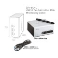 Stacja dokująca Club3D CSV-3104D (USB 3.2 Gen 1 4K UHD at 30Hz Mini Docking Station) - 1055642