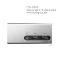 Stacja dokująca Club3D CSV-3104D (USB 3.2 Gen 1 4K UHD at 30Hz Mini Docking Station) - 1055638
