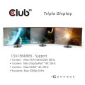 Stacja dokująca Club3D CSV-1564W65 (USB Gen1 Type-C Triple Display Dynamic PD Charging Dock with 65 Watt PS) - 1310718