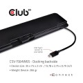 Stacja dokująca Club3D CSV-1564W65 (USB Gen1 Type-C Triple Display Dynamic PD Charging Dock with 65 Watt PS) - 1310717