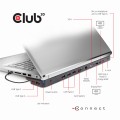 Stacja dokująca Club3D CSV-1564W100 (USB Type C 3.2 Gen1 Triple Display Dynamic PD Charging Dock 100W PD Power charger) - 1055519