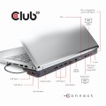 Stacja dokująca Club3D CSV-1564W100 (USB Type C 3.2 Gen1 Triple Display Dynamic PD Charging Dock 100W PD Power charger) - 1055521