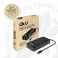 Club 3D CSV-1595 USB GEN1 TYPE-C 7-IN-1 HUB WITH 2XHDMI, 2USB GEN1 TYPE-A, 1 RJ45, 1X3.5MM AUDIO, 1XUSB GEN1 TYPE-C 100W FEMALE PORT - 1055706