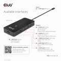 Club 3D CSV-1595 USB GEN1 TYPE-C 7-IN-1 HUB WITH 2XHDMI, 2USB GEN1 TYPE-A, 1 RJ45, 1X3.5MM AUDIO, 1XUSB GEN1 TYPE-C 100W FEMALE PORT - 1055702