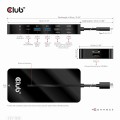 Club 3D CSV-1595 USB GEN1 TYPE-C 7-IN-1 HUB WITH 2XHDMI, 2USB GEN1 TYPE-A, 1 RJ45, 1X3.5MM AUDIO, 1XUSB GEN1 TYPE-C 100W FEMALE PORT - 1055701