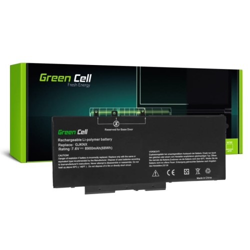 GREEN CELL BATERIA DE128 93FTF GJKNX DO DELL LATITUDE 5280 5480 5490 5580 5590 PRECISION 3520 3530 8900MAH 7.4V/7.6V - 1051399