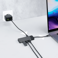GREEN CELL HUB USB-C ADAPTER GC CONNECT 7W1 (3XUSB 3.1, HDMI 4K 60HZ, USB-C PD 85W, MICROSD/SD) - 1175615