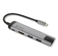 VERBATIM MULTIPORT USB-C 3.1, 2X USB 3.0, HDMI 4K, USB-C, RJ45 49141 - 1055561