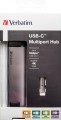 VERBATIM MULTIPORT USB-C 3.1, 2X USB 3.0, HDMI 4K, USB-C, RJ45 49141 - 1055562
