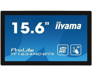 iiyama ProLite TF1634MC-B7X ekran dotykowy 39,6 cm (15.6") 1920 x 1080 px Czarny Multi-touch Przeznaczony dla wielu użytkowników - 858818